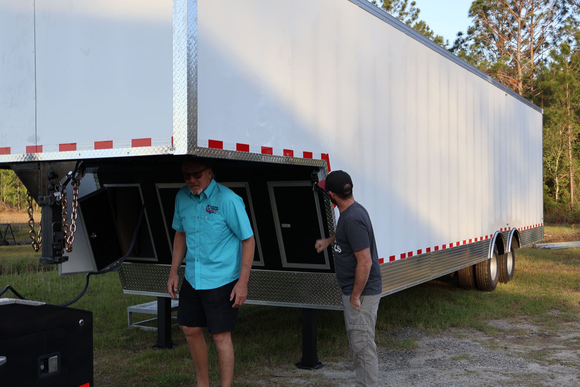 Gooseneck Inspection from the Completed Trailers gallery